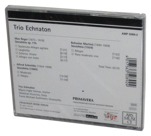 Trio Echnaton Reger Martinu String Trios Primavera (1999) Audio Music CD