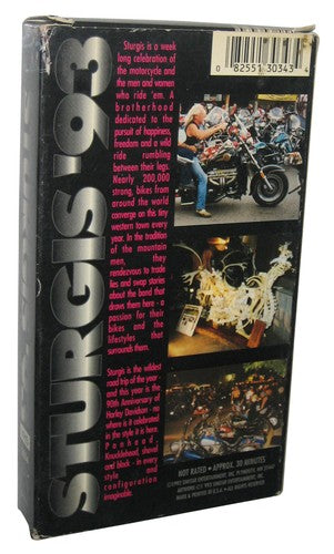 Sturgis '93 Vintage Bike Motorcycle VHS Tape