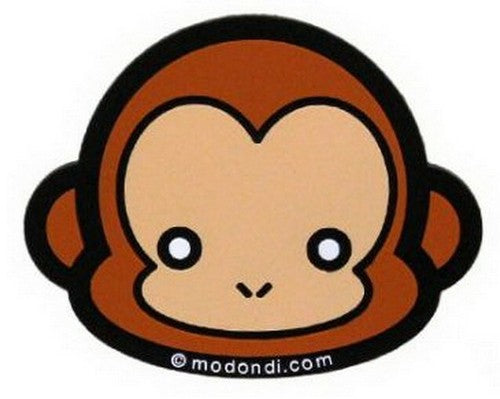 Modondi Monkey Emoticon Rubber Pin H0801