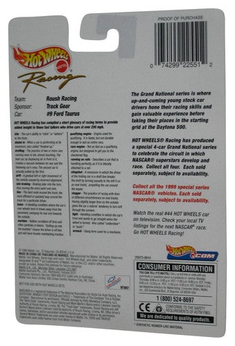 Nascar Hot Wheels Racing (1999) Yellow Kenseth Dewalt Chevy Monte Carlo Toy Car #4