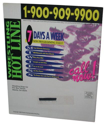 Wrestling Wrap-Up WCW Special Issue Vol. 3 No. 1 1991 Magazine Book - (Ric Flair Cover)