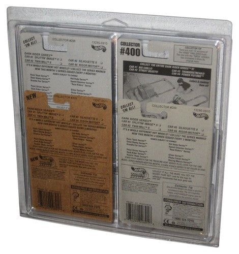 Hot Wheels Dark Rider Series Lot 1-4 w/ Plastic Protector - (Big Chill, Twin Mill II, Silhouette II & Rigor-Motor)