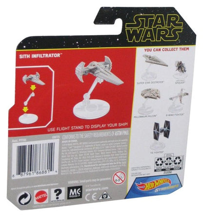 Star Wars Hot Wheels (2018) Sith Infiltrator Starships Toy Vehicle