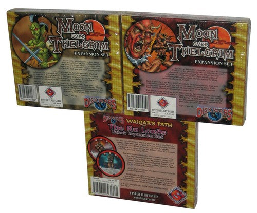 Disk Wars Revised (1999) Army Set Lot of 3 - (Zocrab's Marauders, Waiqar's Path, Knives of Q'Aro Fenn)