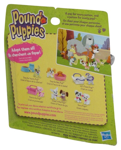 Pound Puppies Fancy Pups (2012) Hasbro Toy Figure Set 2-Pack