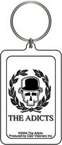 The Adicts Skull Vine Lucite Keychain K-1486