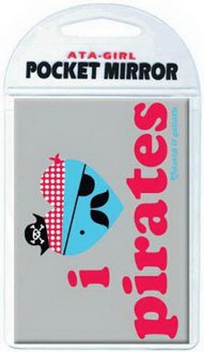 David and Goliath I Heart Pirates Pocket Mirror 50729