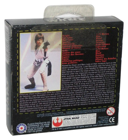 Star Wars Luke Skywalker (1997) Placo Gold Die-Cast Metal Keychain