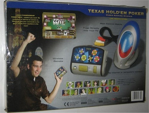 World Poker Challange Las Vegas Texas Hold em Poker Video Gaming System