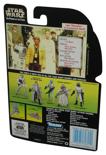Star Wars Power of The Force (1996) All New Likeness of Luke Skywalker Green Card Figure