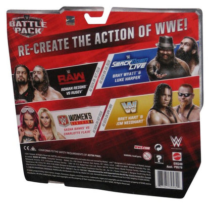 WWE James Sasha Banks vs Charlotte Flair (2017) Mattel Figure Set 2-Pack