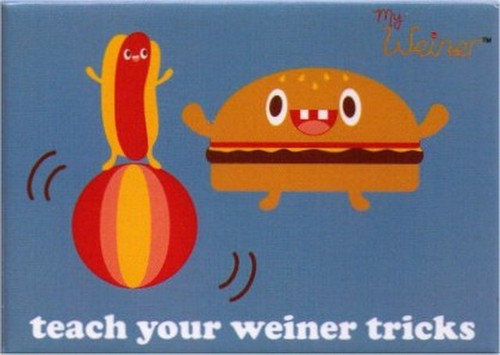 Teach Your Weiner Tricks Magnet BM2965