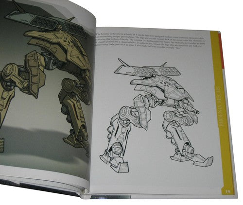 Mecha Zone 2 The Art of David A. White Robot Drawings and Tutorials Hardcover Book
