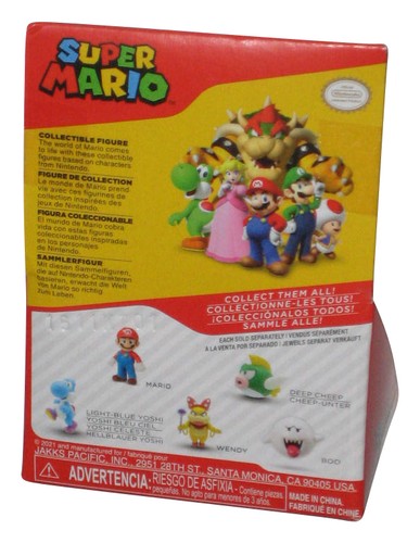 World of Nintendo Super Mario Bros. Blue Yoshi (2021) Jakks Pacific Figure