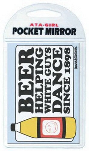 David and Goliath Beer Helping White Guys Dance Pocket Mirror 50777