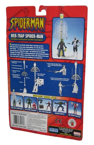 Marvel Spider-Man Web-Trap (2005) Toy Biz Figure Set w/ Missile Launching Action