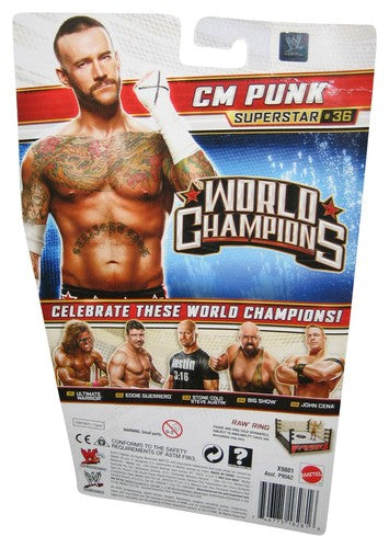 WWE World Champions CM Punk (2013) Mattel Superstar #36 Action Figure
