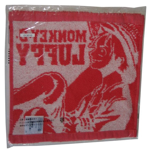 One Piece Monkey D Luffy Bandai Japan Red Anime Towel