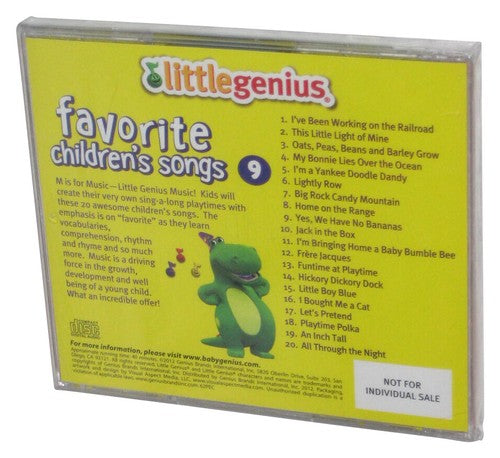 Little Genius Favorite Children's Songs Vol. 9 (2012) Audio Music CD - (Cracked Jewel Case)