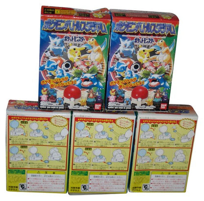 Pokemon Battle Stadium (1998) Bandai Japan Complete Box Toy Set #1-5