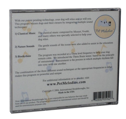 The World's Best Dog Pet Melodies Rhythms Research Institute Mozart & Vilvaldi Music CD