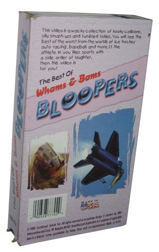 The Best of Whams & Bams Bloopers (1999) VHS Tape