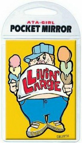 David and Goliath Livin Large Pocket Mirror 50650