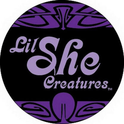 Lil She Creatures Logo Button B-LSC-0011