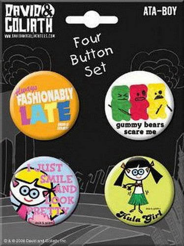 David and Goliath Button Set 81354BT4