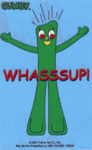 Gumby Whasssup Lucite Keychain GK1081