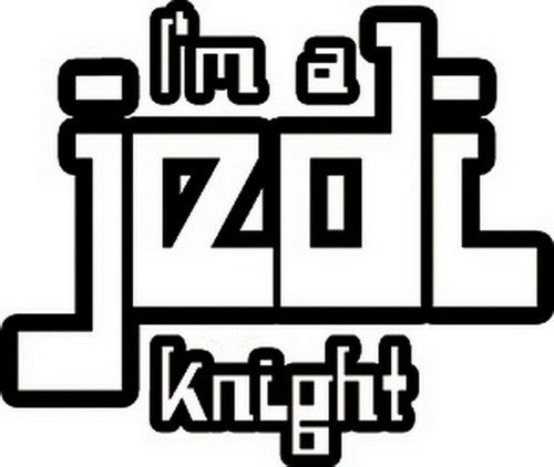 Star Wars I'm a Jedi Knight Rub-On Sticker S-SW-0020-R