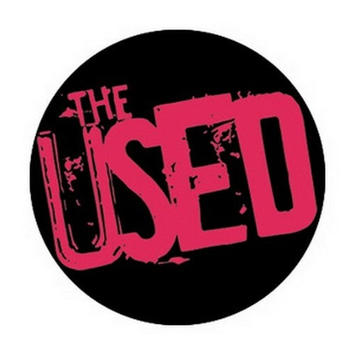 The Used Red Logo Button B-4197