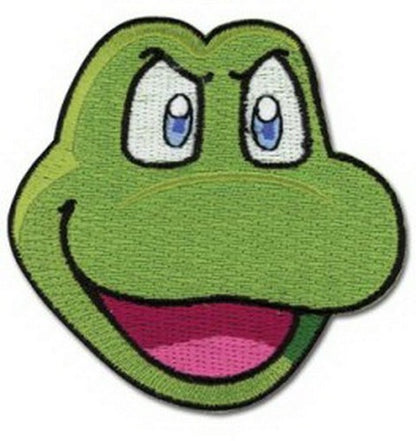 Frogger Face Green Video Game Patch GE-4454
