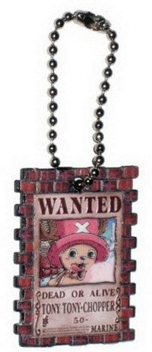 One Piece Wanted Portrait Chopper Charm Keychain
