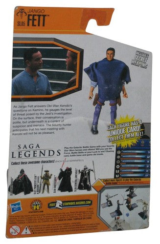Star Wars Saga Legends (2010) Jango Fett Full Armor Action Figure SL05