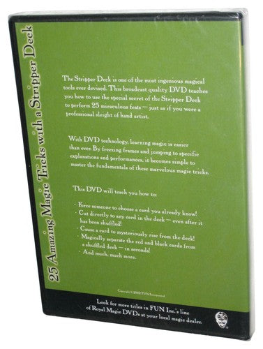 Royal Magic 25 Amazing Magic Tricks With A Stripper Deck DVD