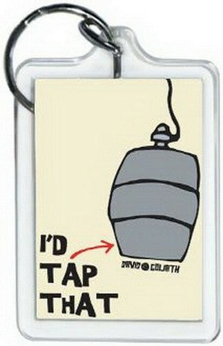 David and Goliath Tap That Lucite Keychain 65487KEY