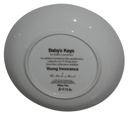 Baby's Keys by Kathy Lawrence Young Innocence (1991) Bradford Plate