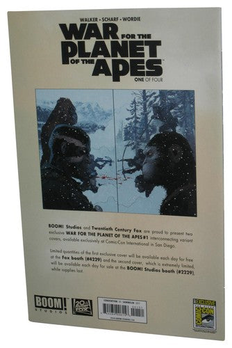 War For The Planet of The Apes SDCC 2017 Exclusive Book Comic Book #1 - (Semmelin Convention Cover)