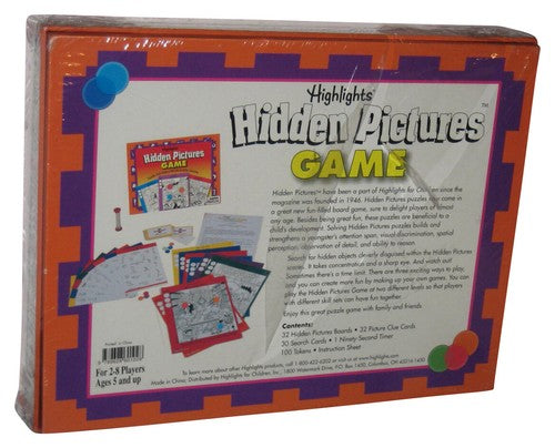 Highlights Hidden Pictures Children Kids Game - (Back Plastic Has Tear)
