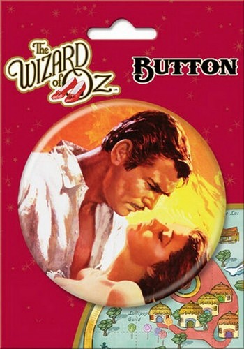 Gone With The Wind Flaming Kiss 3-inch Button 97054