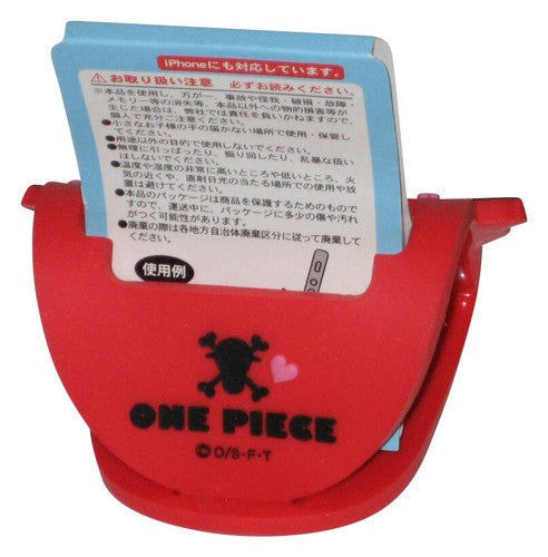 One Piece Banpresto Japan Luffy & Hancock Red Anime PVC Wristband