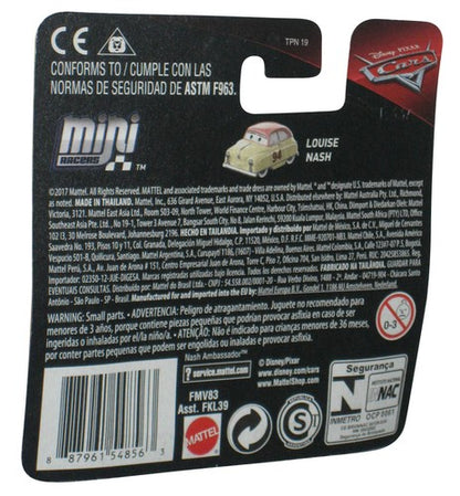 Disney Cars Movie Mini Racers (2017) Louise Nash Die-Cast Metal Toy Car