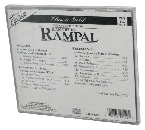 The Art of the Flute Jean-Pierre Rampal Mozart (1995) Audio Music CD