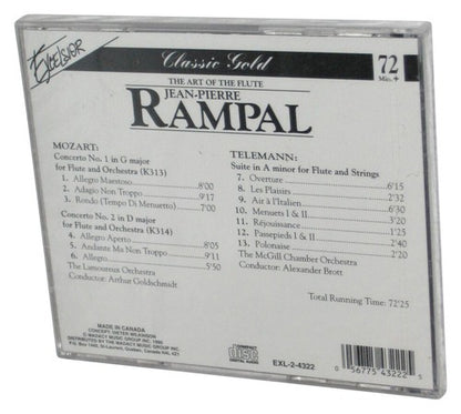 The Art of the Flute Jean-Pierre Rampal Mozart (1995) Audio Music CD