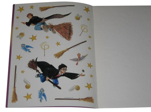Harry Potter Flying At Hogwarts Sticker Book - (4 Reusable Sheets of Stickers)