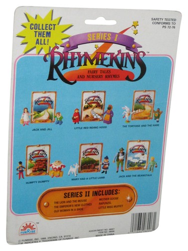 Rhymekins Classic Nursery Rhime Mary Had A Little Lamb Figure Set 2-Pack w/ Story Book - (Dented Plastic)