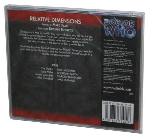 Doctor Who Relative Dimensions (2010) Marc Platt Audio CD
