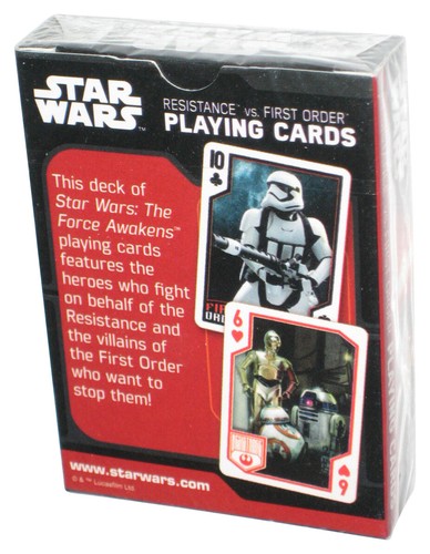 Star Wars Resistance vs First Order Cartamundi Playing Cards