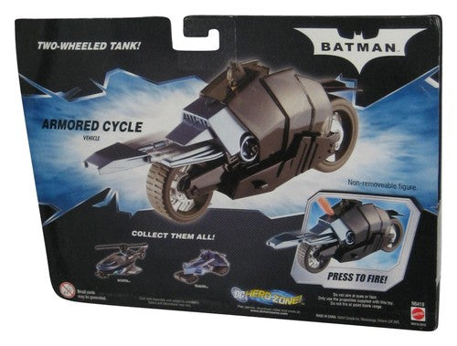 DC Comics Batman Dark Knight Armored Cycle Mattel Toy Vehicle w/ Lock-On Launch